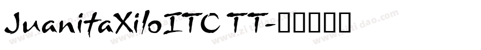 JuanitaXiloITC TT字体转换